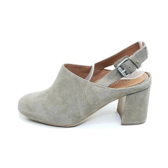 Gentle Souls by Kenneth Cole Tami Suede Slingback Womens Block Heel Size 10 M - Picture 9 of 9
